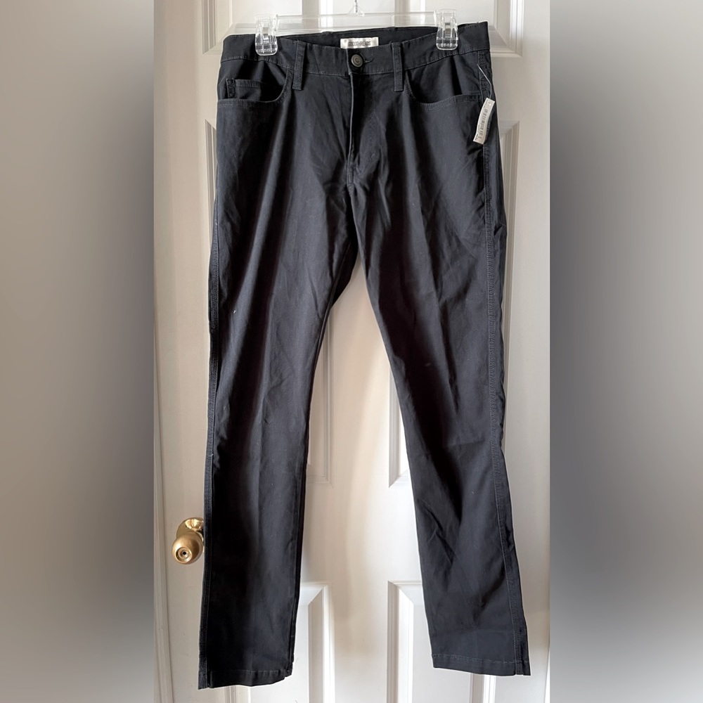 NWT Men’s Goodthreads Black Skinny Pants, 31W X 32L